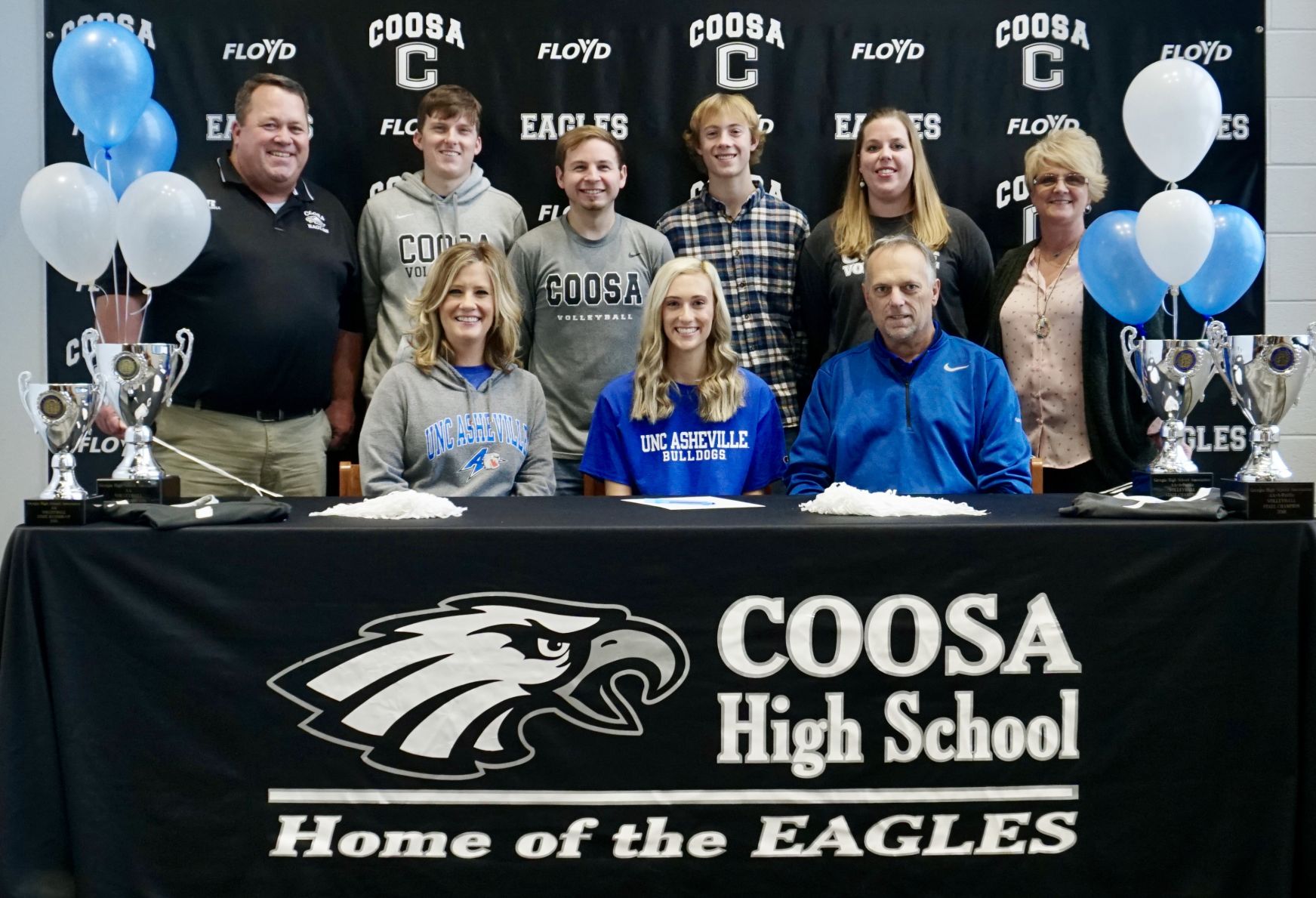 Coosa High Senior Kasey Thacker signs to University of North Carolina Asheville